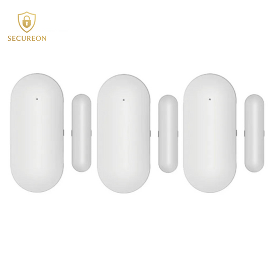 Sensor de Puerta/Ventana 433MHz – Sensor de Apertura Inalámbrico para Sistema de Alarma de Seguridad Inteligente en el Hogar