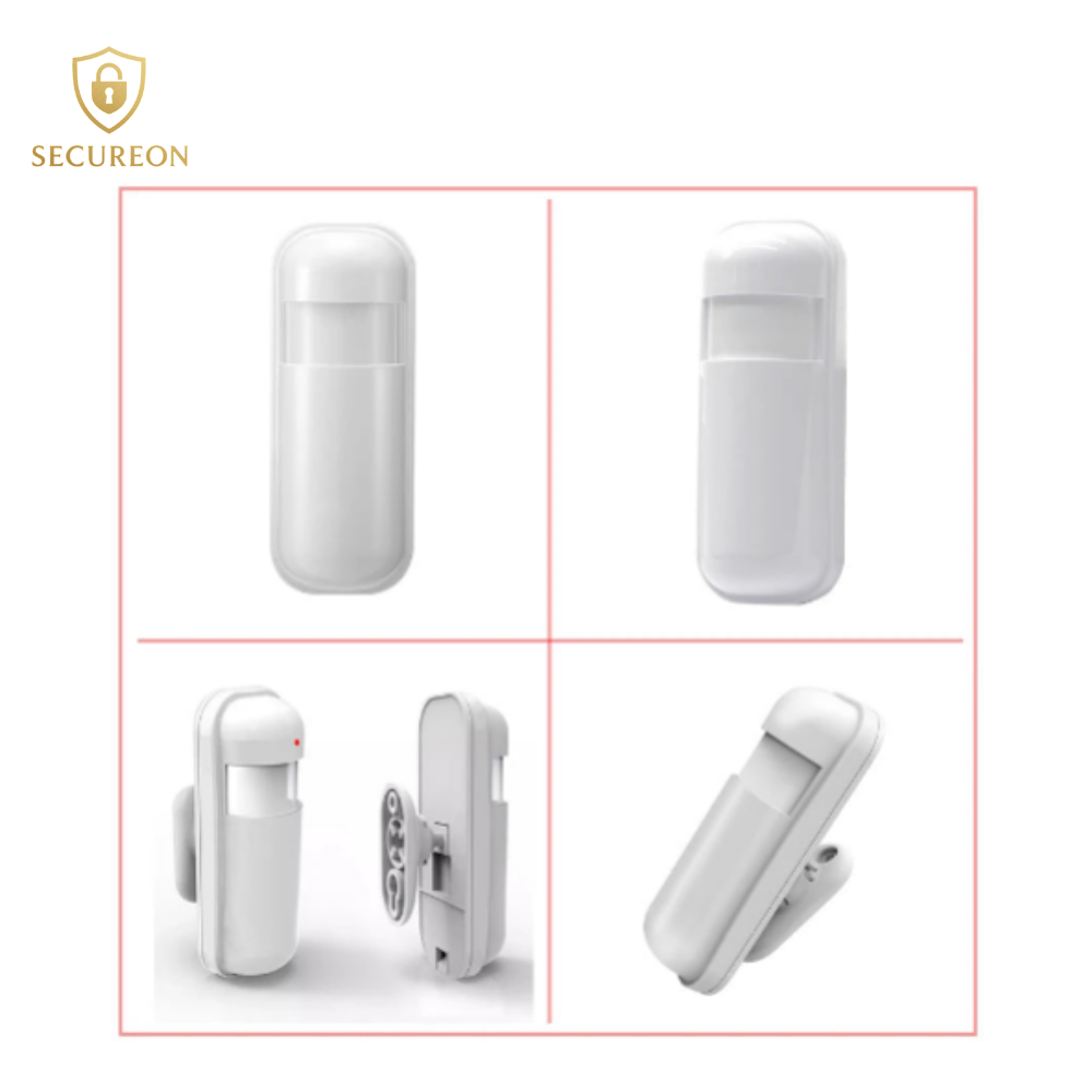 Sensor Detector de Movimiento PIR Infrarrojo 433 MHz para Sistema de Alarma