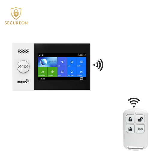 SECUREON RC433 I Mando a Distancia Inalámbrico para Sistemas de Alarma de Seguridad en el Hogar